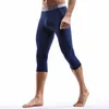 Unterhosen 2 teile/losSport Männer Tragen-beständig LegSports Lange Bein Unterwäsche CroppedHosen Modal Schnell trocknend Große RunningShort Boxer