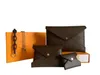 Bolsas de grife de 3 peças conjuntos de luxuris bolsas de ombro de corrente bolsa de ombro e bolsa de carteira longa portador de cartão dobrável navio livre