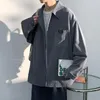 Jackets masculinos de manga longa masculino Camisas de manga longa outumn coreanas casaco masculino moda de rua casual casual camisa masculina roupas