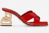 High Heels Sandals Dress Shoes أحذية جلدية أصلية مضخات مع D Baroque G Sculpted Heel Sies Size 35-43