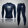 Intimo termico da uomo Compression Sportswear Legging Collant TShirt Super Hero Abbigliamento Marca Running 220826