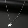 Pendentif Colliers Acier inoxydable Sad Ghost Halloween Collier Chaîne Collier De Mode Pour Femmes Hommes Bijoux Amis Cadeaux 220826