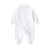 Designer Rompers Vêtements pour bébés Combinaisons en pur coton 0-24M Printemps Automne Hiver 2 couleurs