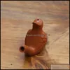 Arti e mestieri Fischio per uccelli acquatici Fischietti in ceramica vintage Argilla Ocarina Warbler Song Cinguetti Bambini Giocattoli da bagno Seaway Drop Delive Dhqjp