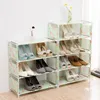 Vêtements Storage Oxford Tissu de bricolage Rack à chaussures Multi couches Chaussures Chaussures Flamingo Polar ours Match Door Organizer Shelf