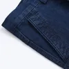 Men's Jeans Arrival Stretch Jeans for Men Spring Autumn Male Casual High Quality Cotton Regular Fit Denim Pants Dark Blue Baggy Trousers 220827