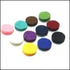 스페이서 10 Colorf 3x15mm round 펠트 패드 18mm 스냅 버튼을위한 에센셜 오일 디퓨저 주얼리 드롭 배달 2021 결과 구성 요소 D DHBC9