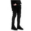 Jeans masculinos Men Black rasgado jeans skinny Hip Hop Swag jeans Jeans Jeans Jeans Jeans Pants famosas designers de marca Men calças 220827