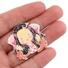 Broches Kamado Nezuko Pin esmaltado Pins de anime Insignias en la mochila Cosas lindas Accesorios para joyería Manga japonesa Regalo de año