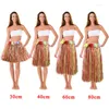 Decorative Flowers Manufacturers Wholesale Grass Skirt Children Adult Hawaiian Hula Costume Party Costumes Elastic Wreath Cross-border Ball