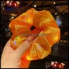 Spersonalizowana wstążka Akcesoria do włosów Dziecko Dzieci Macierzyństwo Led Scrunchies Light Up Hairrope Luminous Elastic Dla kobiet Dziewczyn Halloween Christmas Party Drop Dhbzz