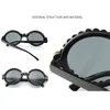 Occhiali da sole Gothic Skull Donna Cat Eye Crystal Punk Occhiali da sole Uomo Decorazione Halloween Eyewear Nero Rotondo Quadrato 220826