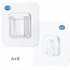 Ganci Echome Adesivo Trasparente da Parete AB Gancio Portachiavi Organizer da Cucina Accessori Bagno Gadget Utile per la Casa