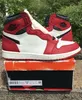 2022 Release Authentic 1 High OG Shoes Lost & Found Chicago Reimagined Cracked Leather Varsity Red Black Sail Muslin Mens Outdoor Sneakers Sports With Original box