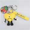 Key Rings Professional Bad Bunny Keychain Factory Bag Car Pendants Promotionele geschenken PVC Avocado Keychains