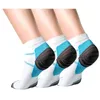 Calzini da uomo 1 paio fascite plantare sport all'aperto caviglia alta regalo assorbe il sudore home running allevia il dolore accessori compressione