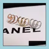 Clip On Screw Back Earrings 2Pcs Unisex Ear Beautifly Cuff Wrap No Piercing-Clip Earring Drop Delivery 2021 Jewelry Mjfashion Dhynv