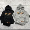 Sport Mens 후드 땀 셔츠 FW 타월 자수 Trapstar 까마귀 남성 여성 후드 풀오버 220826 2024 Hot Sale