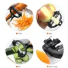 kitchen tool Stainless steel multi-function three-in-one paring knife rotary peeler fruit potato grater LK253