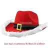 Berets Luminous Tiara Cowgirl Hat Western Style Cowboy Birthday Party Caps With Feather Sequin Decoration Crown Night Club