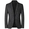 Мужские костюмы Blazers Men Men Brand Jacket Fashion Slim Casual Coats Красивые маскулино деловые куртки полосатые вершины 220826