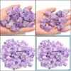 Charms Natural Stone Charms Amethysts Irregar Shape Pendants for Jewelry Making Drop Delivery 2021 Fyndkomponenter MJFashion Dhjxi