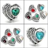 Componenti Vintage Heart Snap Button Jewelry Colorf Strass 18Mm Bottoni automatici in metallo Fit Bracciale Bangle Noosa H29 Drop Delivery 2 Dhn3F