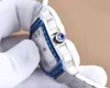 Mode Men's Mechanical Watch 39.8mm Square Dial Super High Quality Movement hela automatisk lindande safir ansikte silverklocka