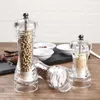 Mills Pepper Grinder Acrylic Salt and Pepper Shakers Adjustable Coarseness by Ceramic Rotor kitchen accessories 220827