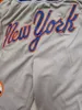 Shorts da baseball New York Grey Running Sports Abiti con tasche con cerniera S-xxl Mix Match Order di alta qualit￠