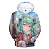 Мужские толстовка HoloLive Vtuber uruha Rushia 3D Hoodie Winer Winer Костюм спортивная одежда детская толстая капюшон юноша Kawaii Boys/Girls Clothing