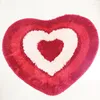 Dywany Kreatywny miłość kształt serca dywan dywan dom el dekoracja czerwone drzwi mata ślub