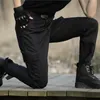 Calças masculinas Carga tática militar negra Men do exército Sorto que trabalha no macacão casual calça Pantalon Homme CS 220827