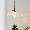 Lampy wiszące E27 Nordic Retro Loft Proste światła światła salonu Oprawienie szklanego edison w stylu oświetlenia vintage lampa balkonowa