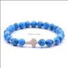 Beaded Strands Natural Stone Bracelet Men And Women Cross Creative New Products Drop Delivery 2021 Jewelry Bracelets Vipjewel Dh8He