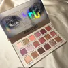 Ögon Shadow 18 Färgsmakeup Highlight Eyeshadow Palette Vattentät Glitter Pigment Smoky Pallete Make Up Natural Matte