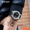 Wristwatches Sanda 739 Sports Mens Watches أفضل العلامة التجارية الفاخرة الكوارتز مشاهدة الرجال مقاوم للماء صدمة الذكور على مدار الساعة Relogio Maschulino 220826