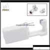 Piercing Kitleri Tek Kullanımlık Steril Kulak Ünitesi Kıkırdak Tragus Helix Tabancası Ağrı Piercer Aracı Hine Kit Stud Tasarım Seç 0492 SQIM DROP DHAN4