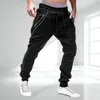 Hommes Pantalons Hommes Cordon Fermeture Éclair Poches Cheville Attaché Pantalons De Survêtement Pantalons De Sport Maigre Gymnases Casual Lâche Automne 220827