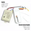 Switch 1/2/3/4 Way AC 220V Digital RF Wireless Remote Control f￶r LED -ljuslamplampa p￥/av takfl￤ktpanelen