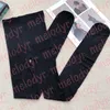 Medias de seda negras para mujer, pantimedias con letras, ropa de casa, pantimedias de malla con perspectiva, medias ajustadas de alta elasticidad