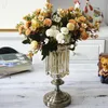 装飾的な花豪華なリビングマルチカラー人工ライラックのための偽のデイジープラスチック植物