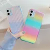 Phone Cases For iPhone14/13/14pro/14 max/13pro/13pro max/7/8p/xr/xs Thin Soft Transparent Laser Luggage Texture Protective Cover