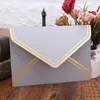 Embrulho de presente 10pcs retro vintage em branco envelopes de papel artesanal para cartas de felicitações convites de casamento 125x175mm