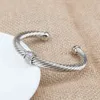 Braccialetti di braccialetti di diamanti gioielli uomini glamour per bracciale fascino braccialetto designer di cuffia c forma da uomo che sfiorano velocemente in acciaio inossidabile 273l