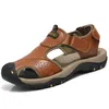 Sandals Rasteira 2022 Sandal Hombre Sandali Playa v Sandale Slide Uomo Mashulina Da Couro Transplables Men-Men Roman