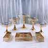 Ustensiles de cuisson Or 8 pcs Gâteau Stand Cupcake Plateau Décoration De La Maison Dessert Table Décoration Partie Fournisseurs De Mariage Affichage