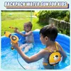 Gun Toys Mochila para niños Agua Interacción en la playa entre padres e hijos Piscina de verano Backpackwater para niños y niñas 220826