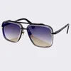Sunglasses Luxury Men Metal Brand Desginer Sun Glasses For Women 2022 Fashion Square Eyewear Driving
