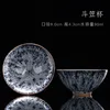 Zestawy herbaciarskie loiesag 60 ml piec zmiana piasku złoto szkliwiony ceramiczny degustacja kubka kung fu single filiżan
